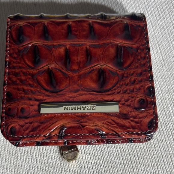 BRAHIM Ady Pecan Melbourne leather mini suri wallet - Picture 2 of 9